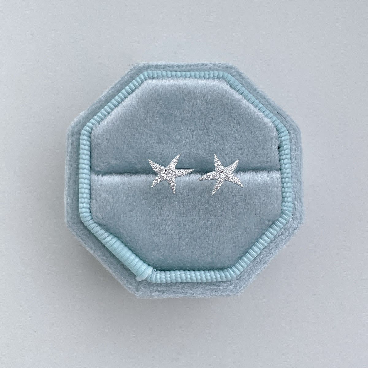 A관 - 925 은침 불가사리 피어싱 귀걸이 [EH-4091] 25.10-1