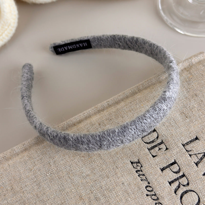 E관 - 털실 소재 볼륨 얇은 머리띠 [27651] 25.11-3