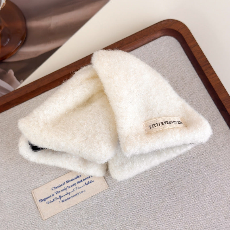 E관 - 모직 컬러 삼각형 대형 집게핀 [27721] 25.11-4