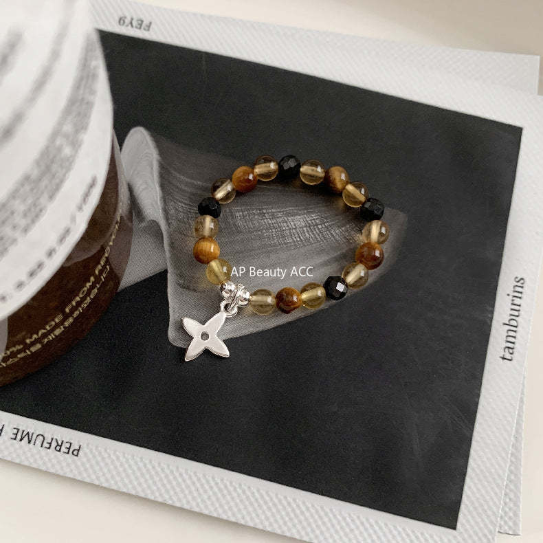 A관 - 클로버 십자가 하트 코끼리 미니 펜던트 925실버 비즈 반지 [RC] 25.11-4