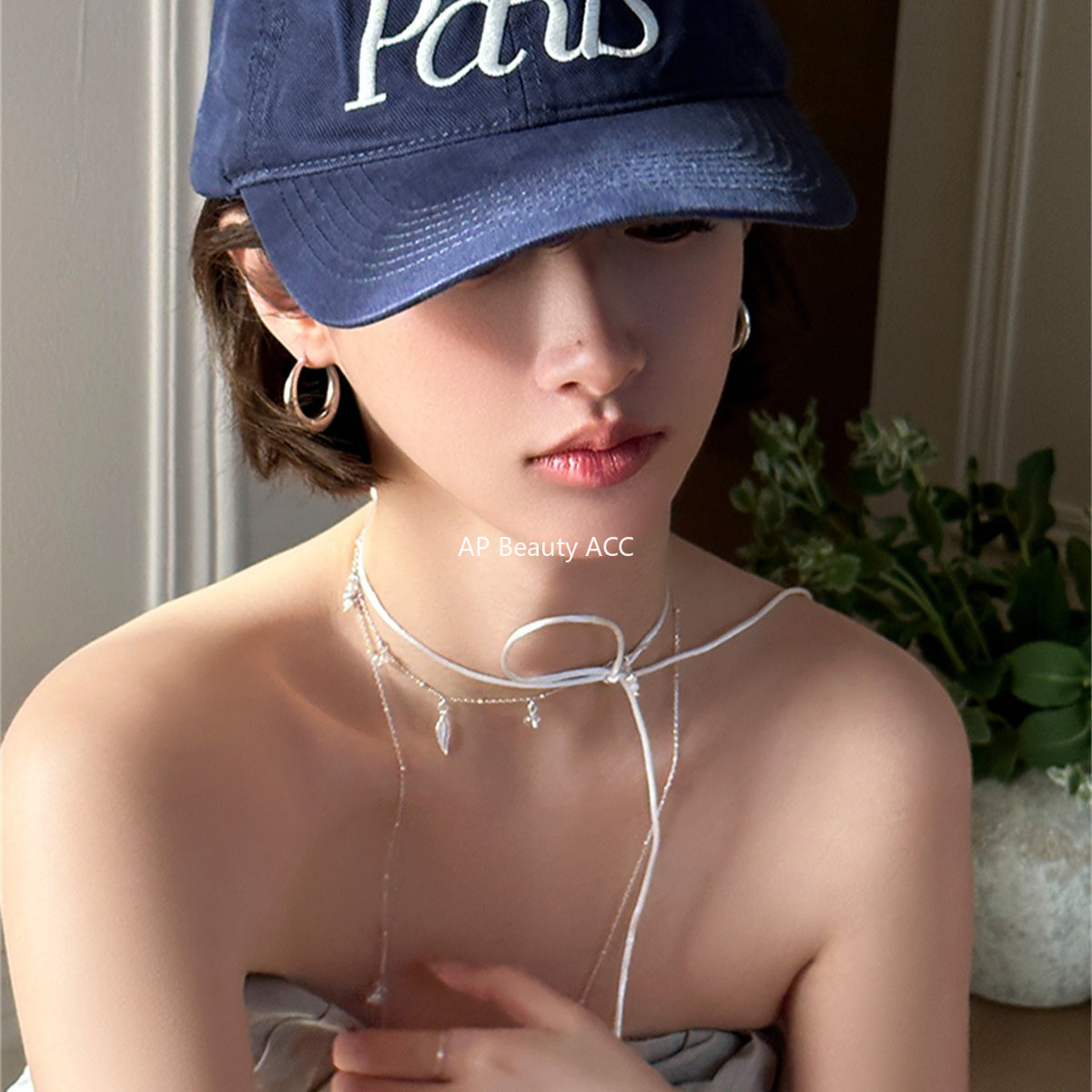 A관 - 925 은침 민무늬 별 링 귀걸이 [EH-3970] 25.10-1