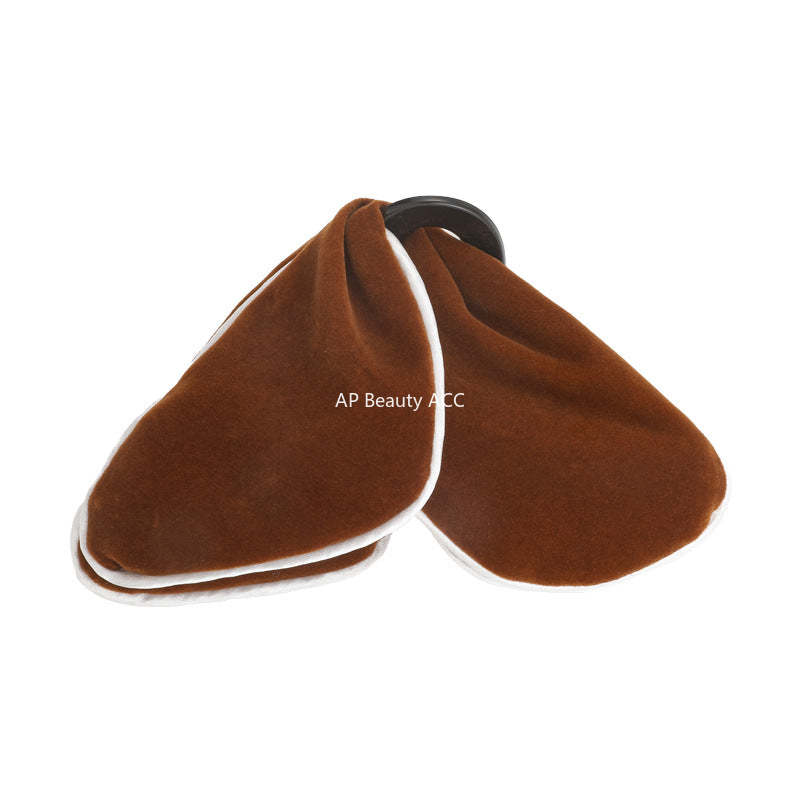 E관 - 벨벳 나비 모양 삼각형 집게핀 [27586] 25.10-4