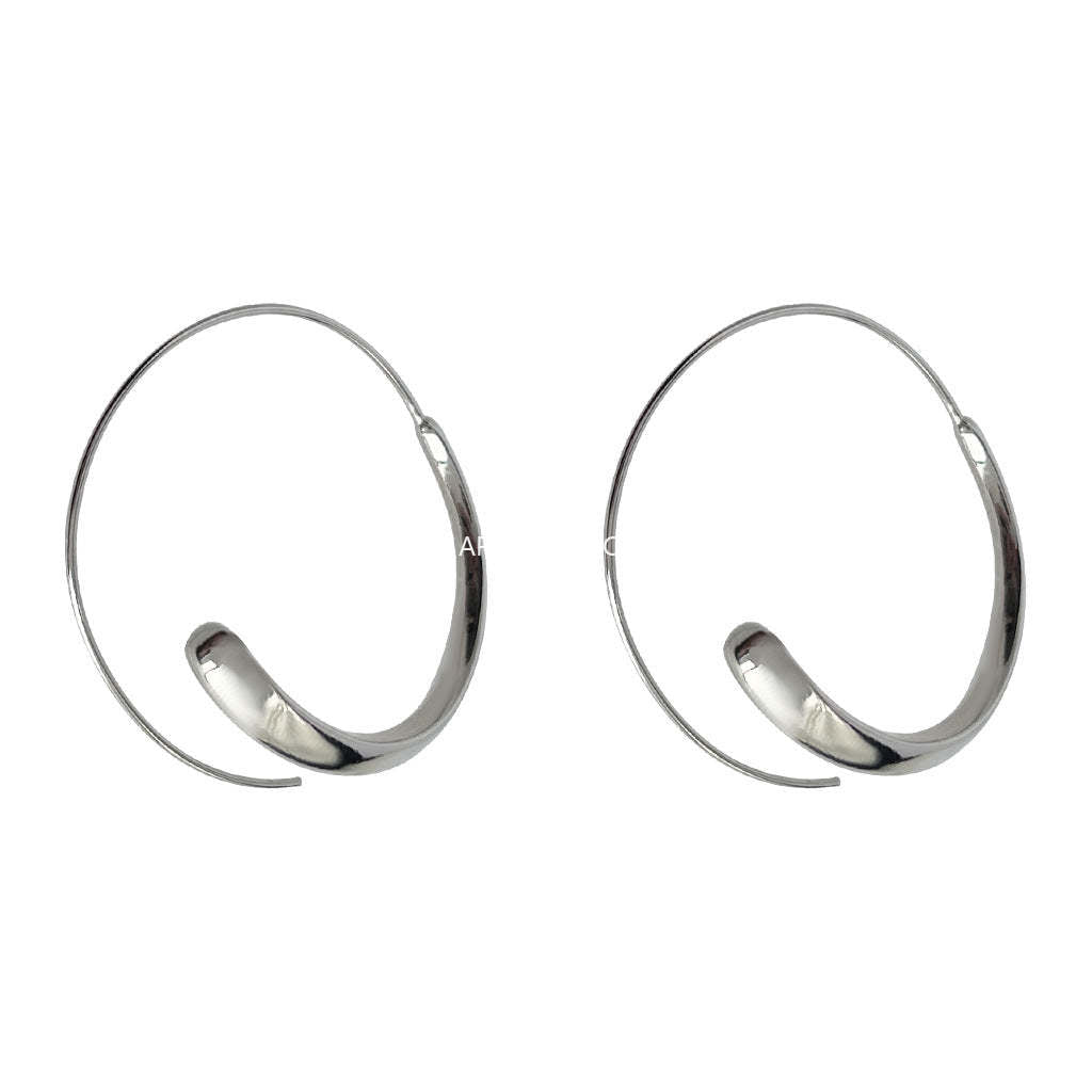 C관 - 선형 기하학 디테일 감각적 인스타 귀걸이 [4040] 24.06-1