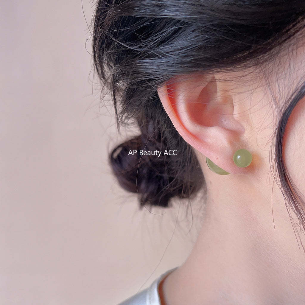 C관 - 사탕색 컬러 귀걸이 은침 귀걸이 [4108-4111] 24.05-3