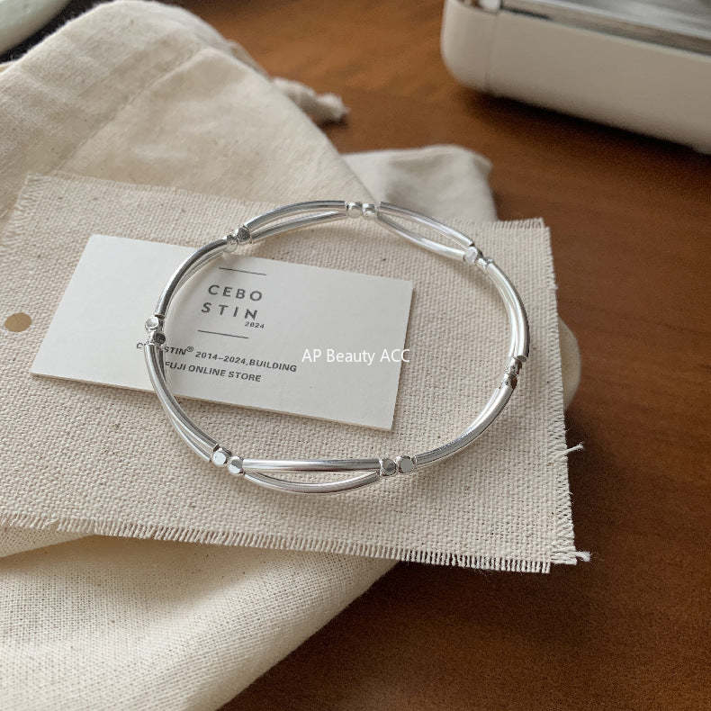 A관 - 물고기 호리병 동전 흑마노 925 실버 비즈 팔찌 [1515] 25.11-3