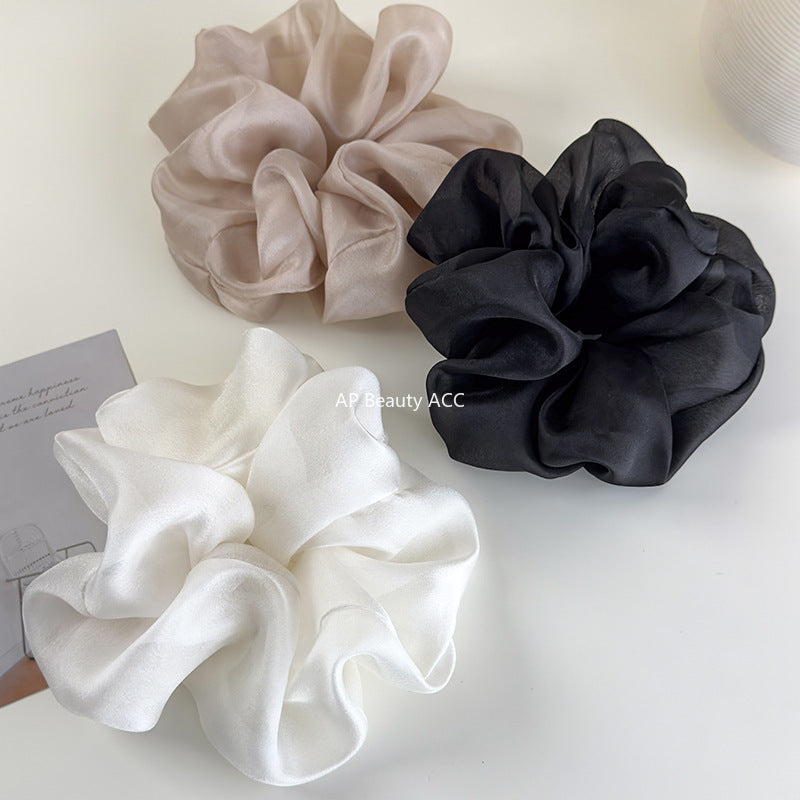 E관 - 프렌치 오간자 망사 대형 곱창 헤어밴드 [26536] 25.10-2