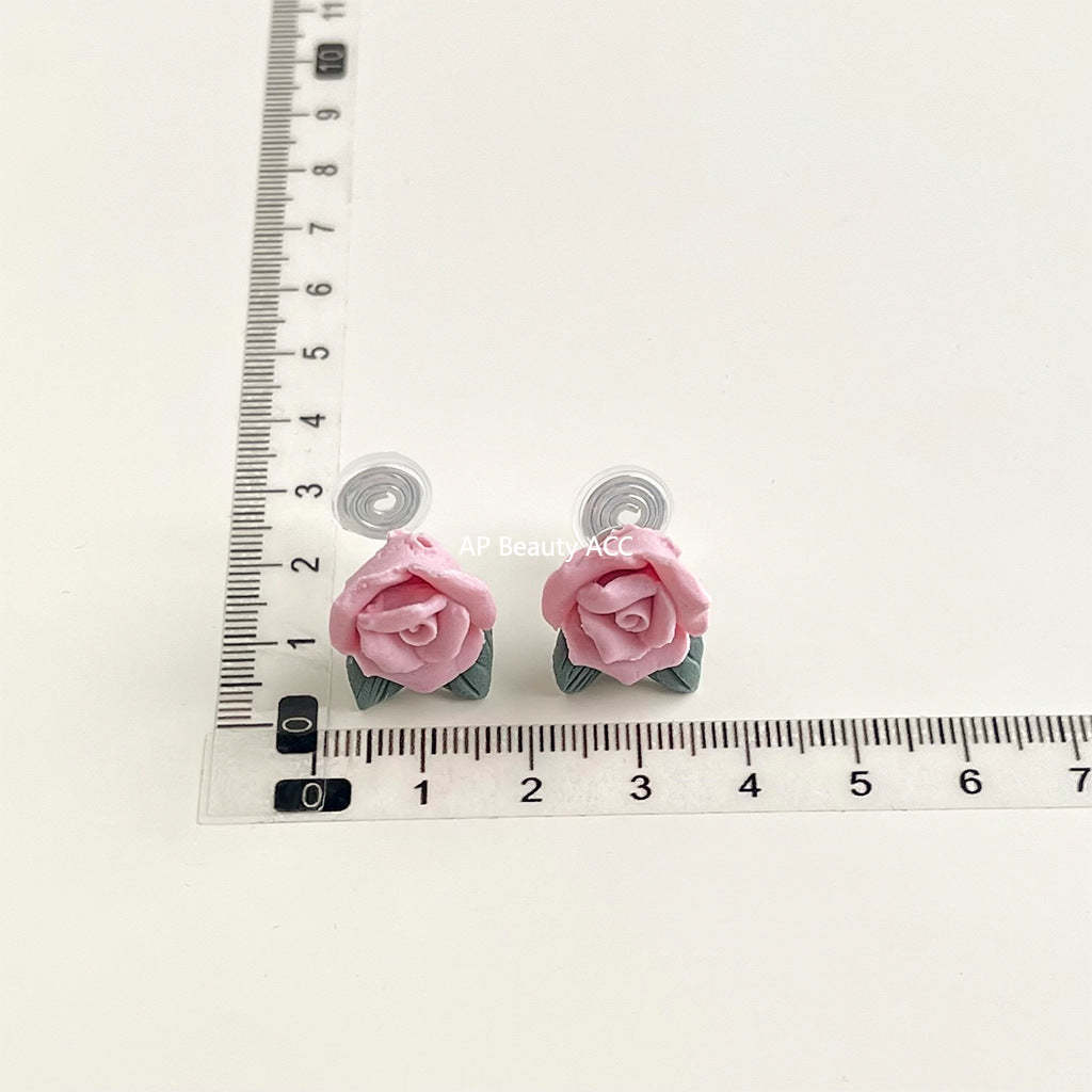 C관 - 큐빅 레진 진주 무피어싱 나선형 이어커프 귀걸이 [EJ0203F] 25.02-3