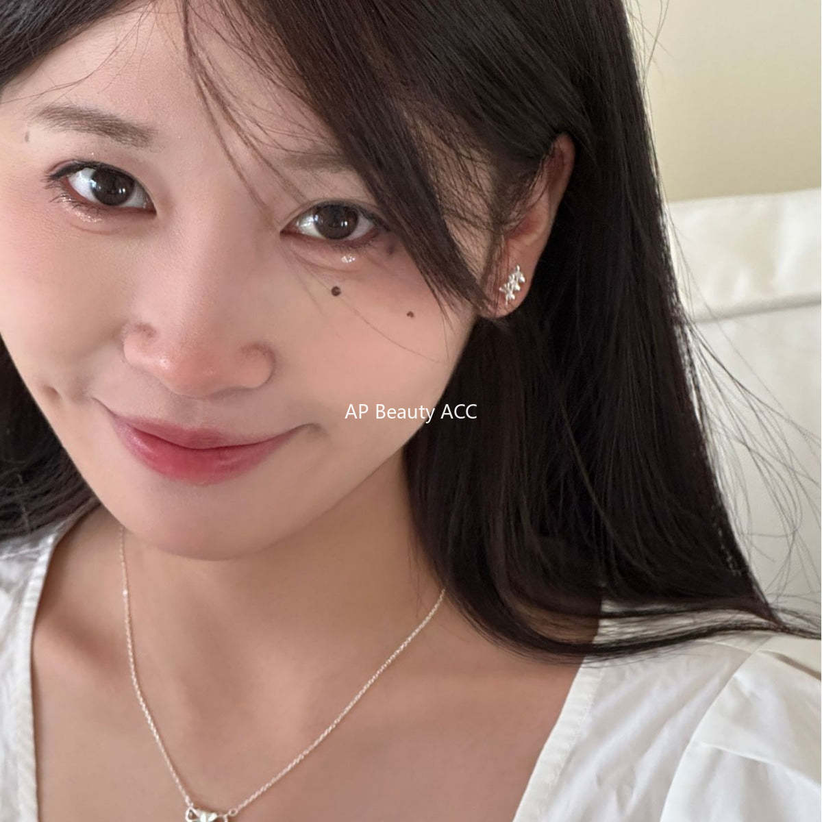 A관 - 925 은침 리본 귀걸이 [EH-3165] 24.09-1