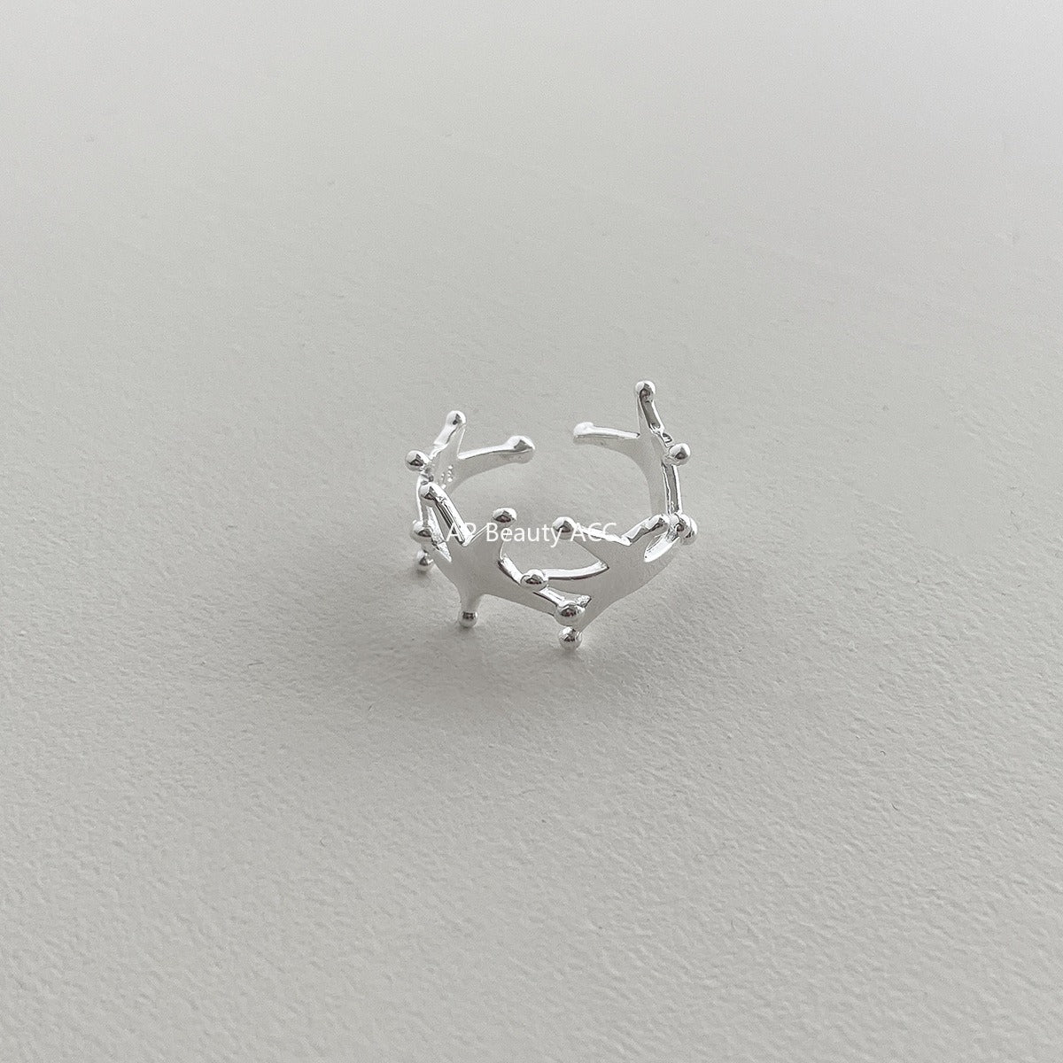 A관 - 925 실버 유니크 별 디자인 반지 [JZ-0716] 25.11-1