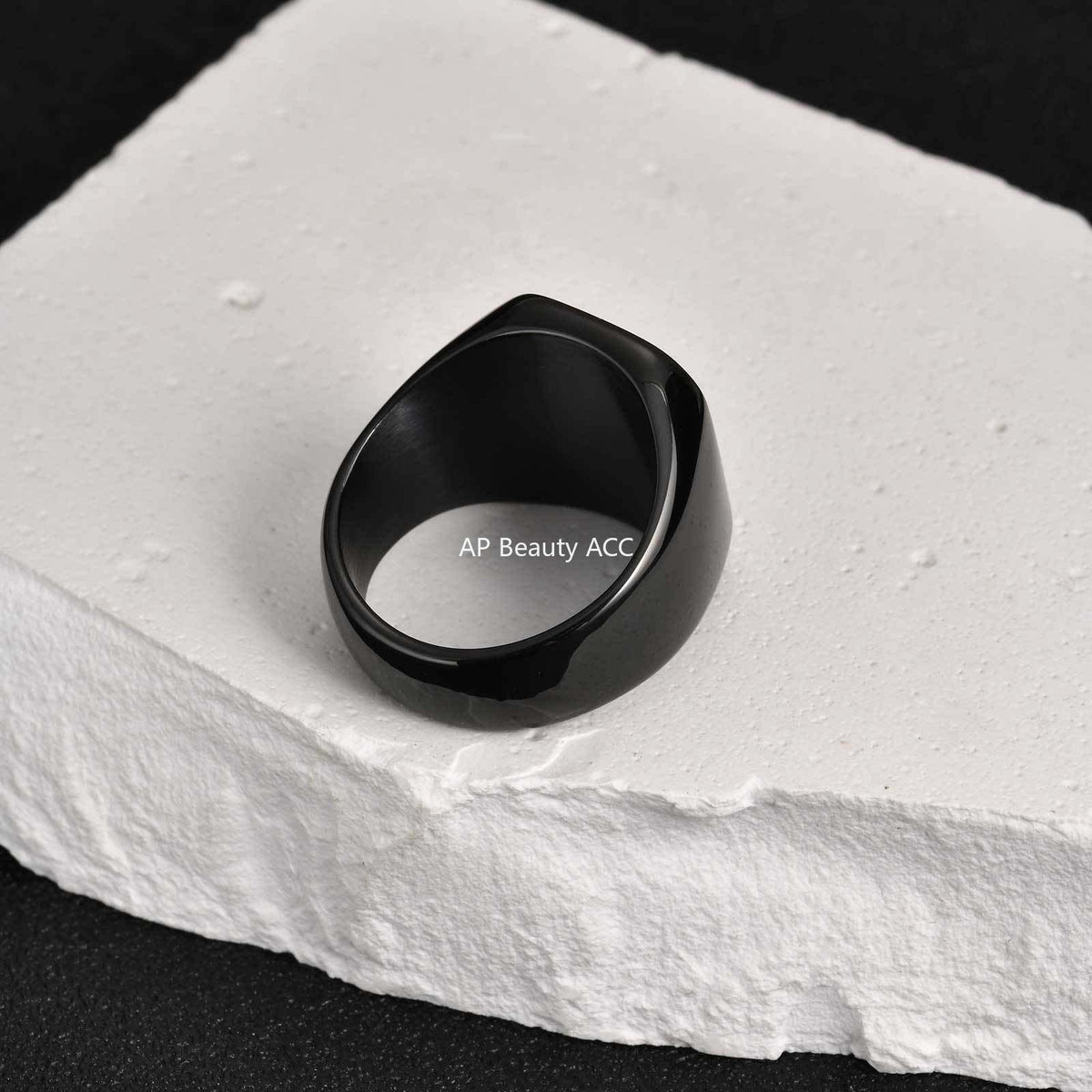 G관 - 레이저 독수리 디자인 스테인리스 스틸 반지 [RC-294] 25.12-2