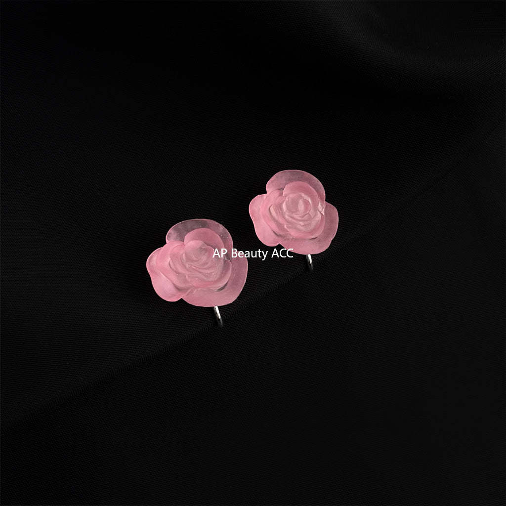 C관 - 큐빅 레진 진주 무피어싱 나선형 이어커프 귀걸이 [EJ0203F] 25.02-3