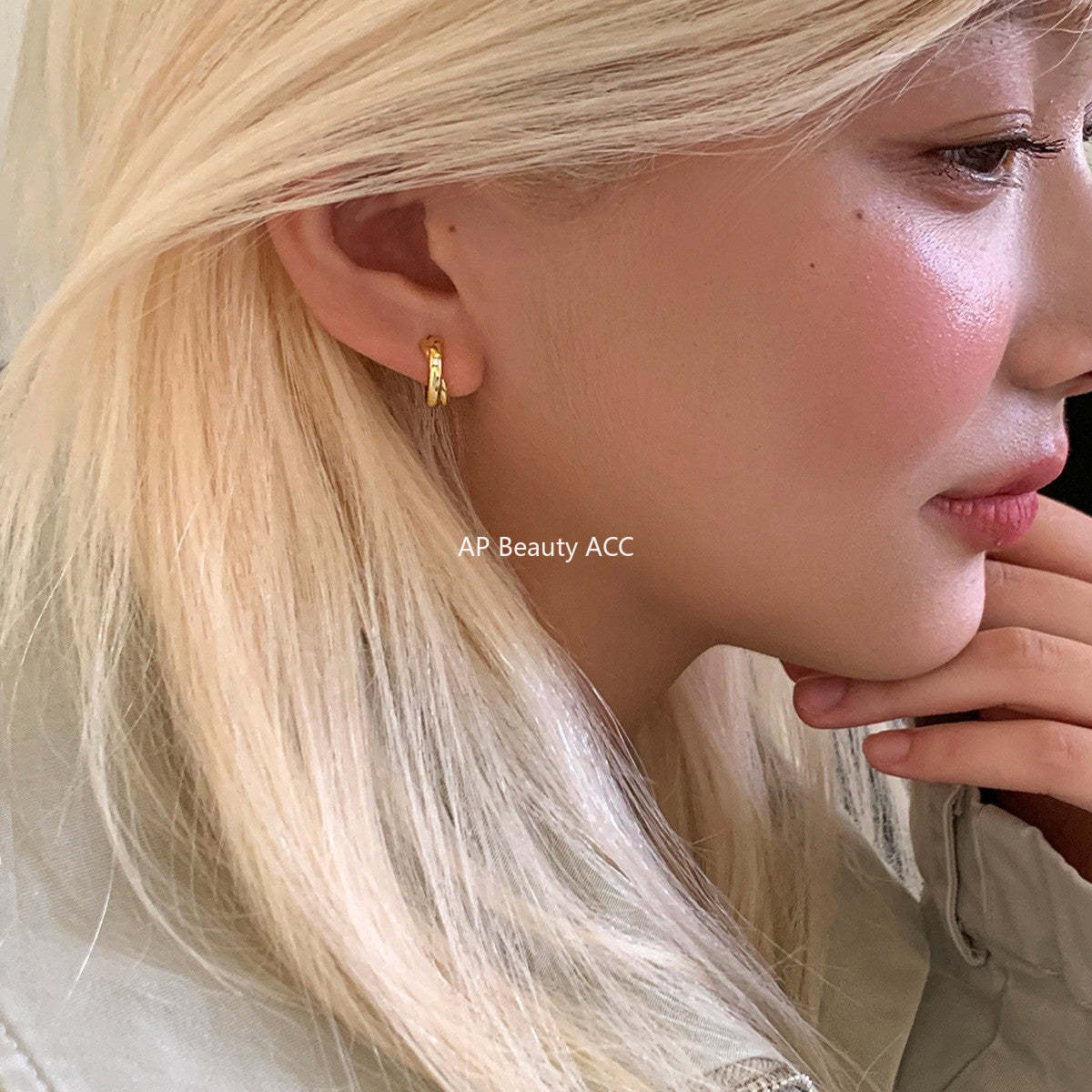 A관 - 크로스 심플 디자인 925 은침 귀걸이 [EH-4344] 25.12-2