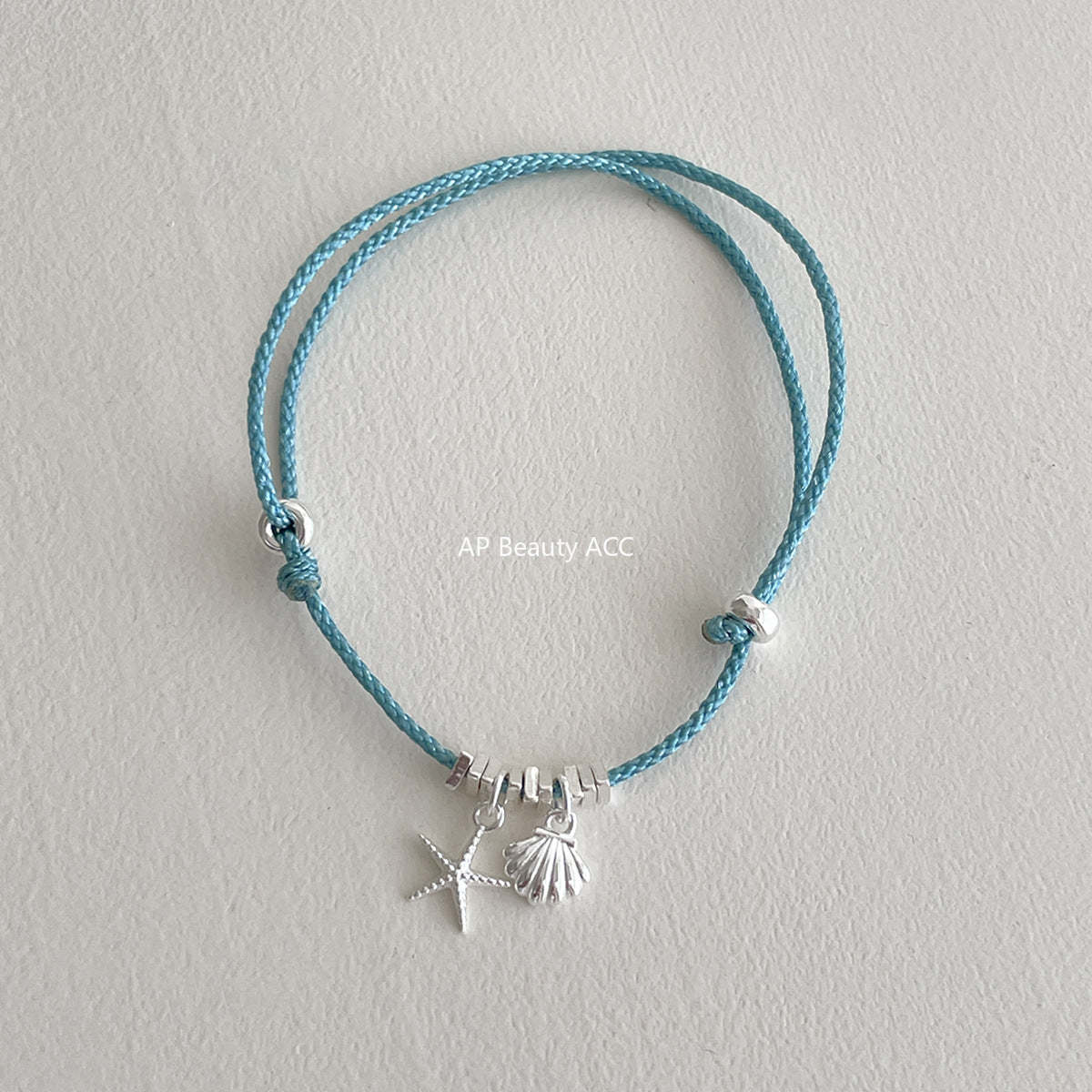 A관 - 불가사리 조개 925 실버 스트랩 팔찌 [SL-488] 25.12-1