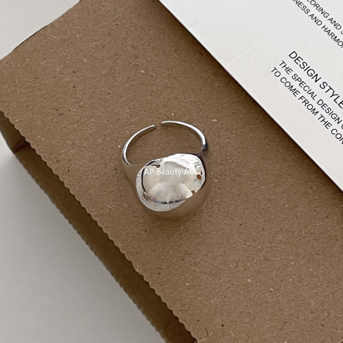 A관 - 매끈한 볼드 디자인 오픈형 반지 [JZ-0721] 25.11-1