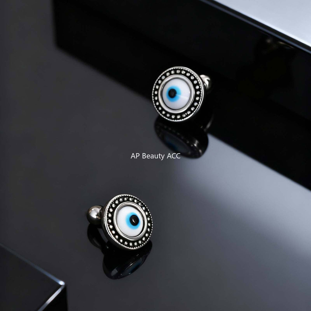 G관 - 레진 이블아이 스테인리스 귀걸이 [ES-766] 25.11-3