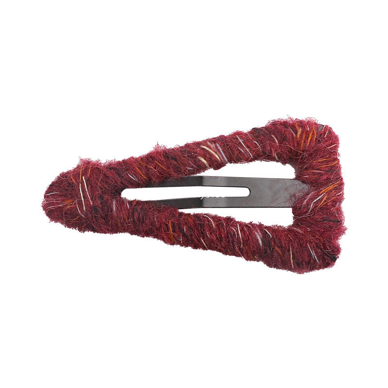 E관 - 니트실 스틸 삼각형 헤어핀 [27528] 25.10-1