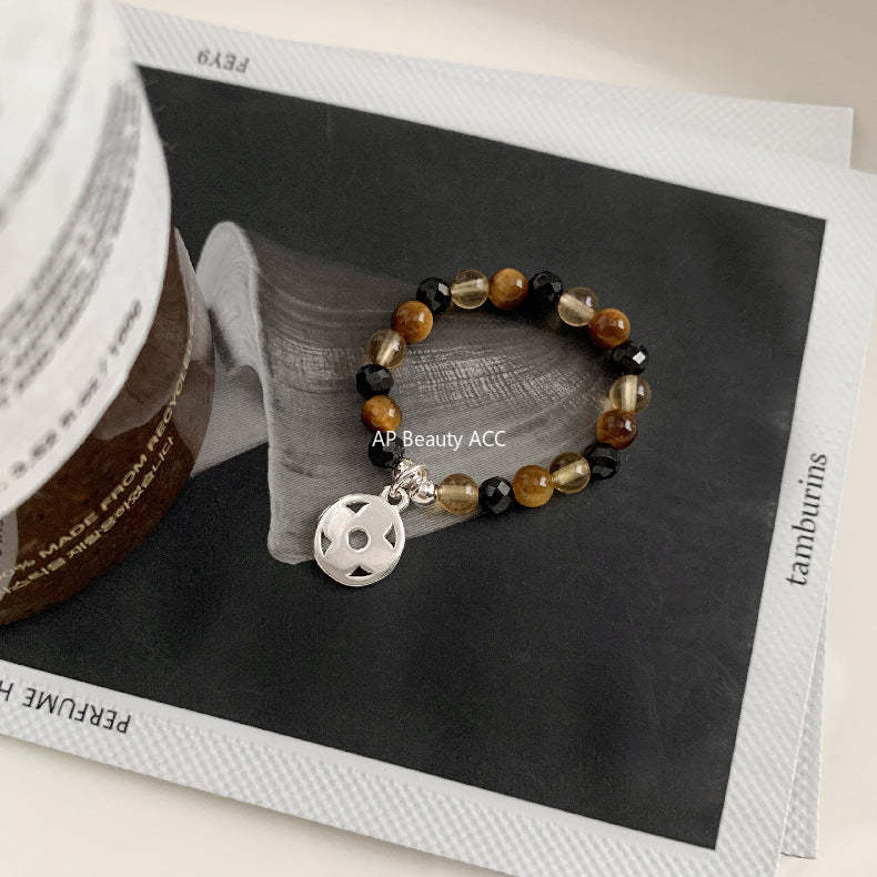 A관 - 클로버 십자가 하트 코끼리 미니 펜던트 925실버 비즈 반지 [RC] 25.11-4