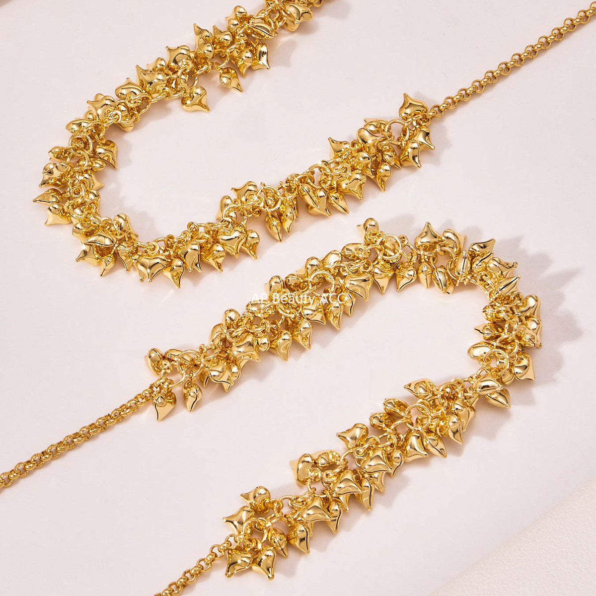 D관 - 미니 하트 펜던트 18K 도금 스테인리스 스틸 목걸이 [P1700] 25.11-3