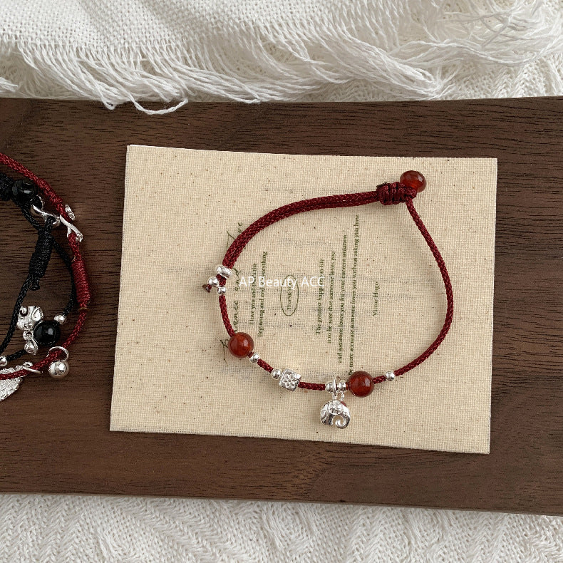 A관 - 925 실버 강아지 코끼리 펜던트 스트랩 팔찌 [1603-1605-1606] 25.11-2