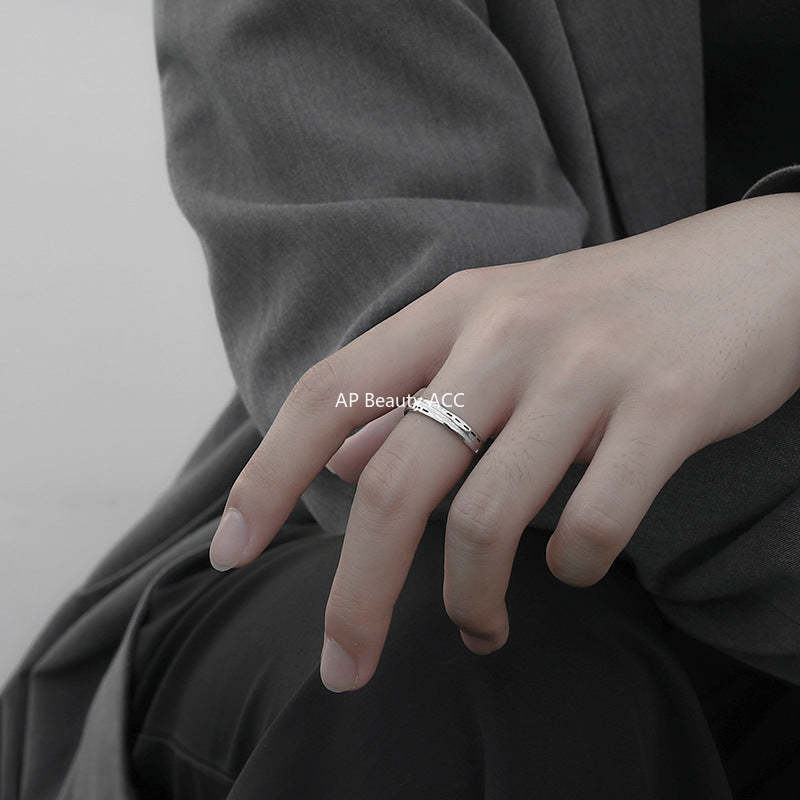 G관 - 빈티지 패턴 엔틱 오픈형 남성용 반지 [J432] 24.11-2