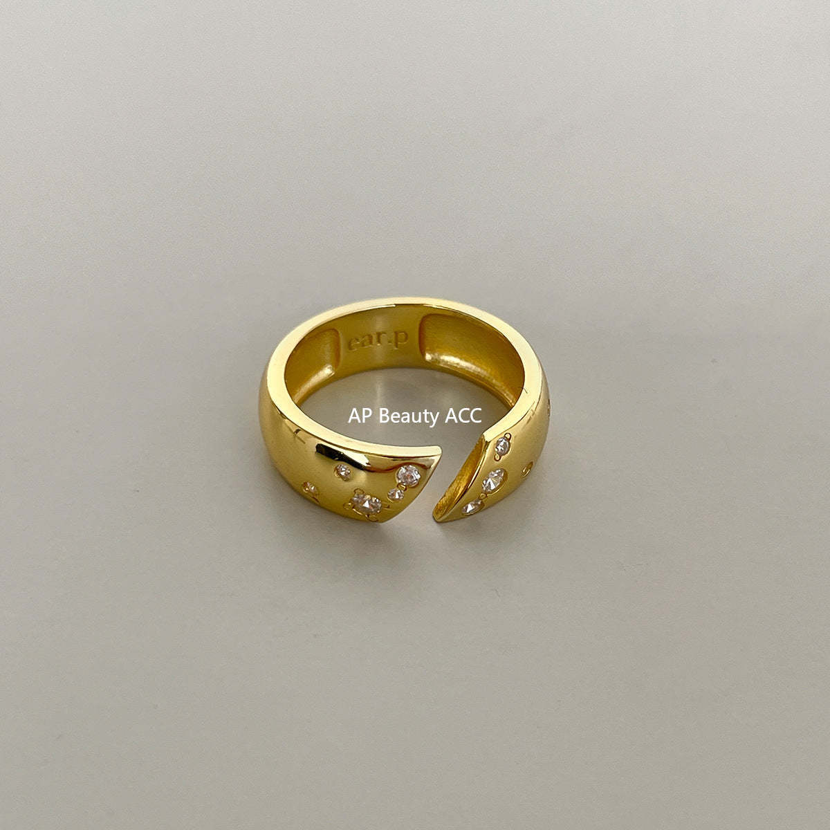 A관 - 925 실버 다이아 패턴 리본 장미 큐빅 반지 [JZ-0712] 25.10-5