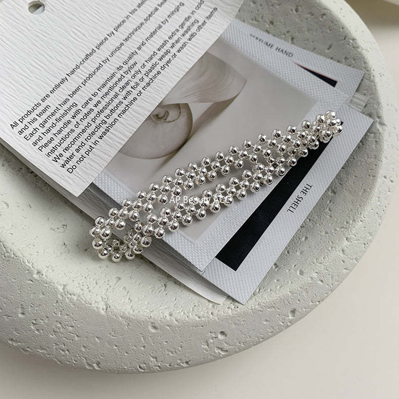 A관 - 925 실버 유광 핸드메이드 비즈 묶음 반지 팔찌 [JA2] 25.09-4