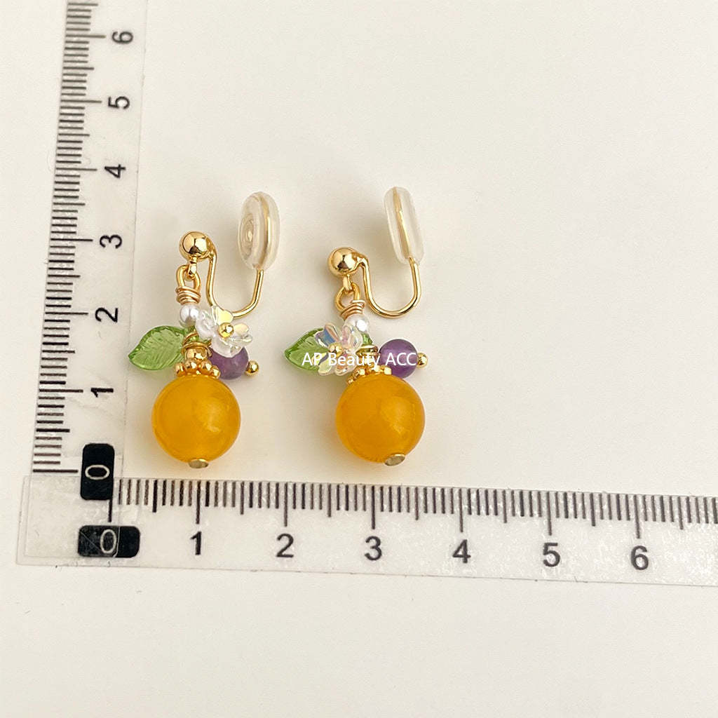 C관 - 18K 도금 컬러풀 이어커프 귀걸이 [EJ0303C] 25.03-3