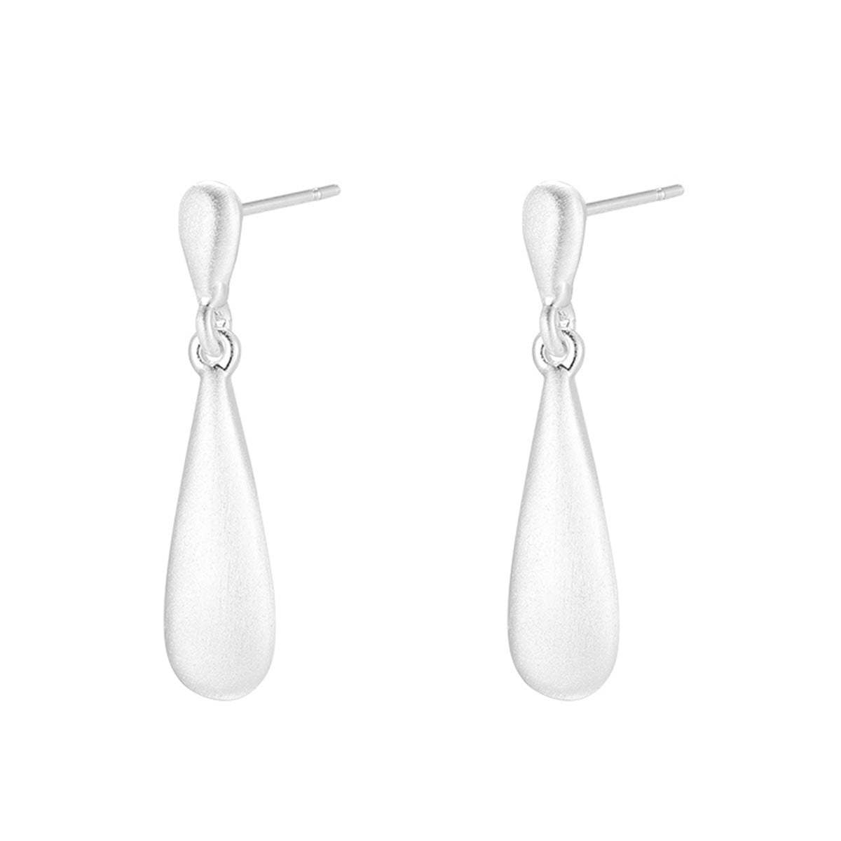 A관 - 샌딩 드롭 물방울 디자인 귀걸이 [EH-4104] 25.10-4