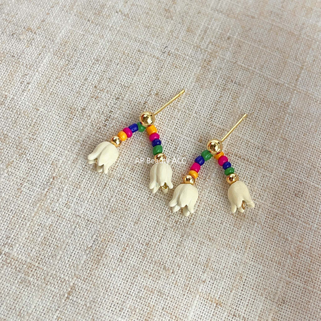 C관 - 14K 도금 보헤미안 감각 여름 신상품 귀걸이 [4186] 24.06-1