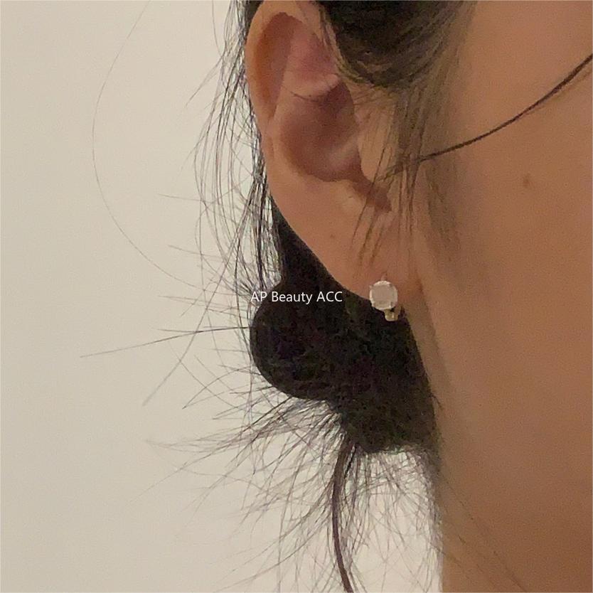 F관 - 925 실버 묘안석 링 귀걸이 [C1244] 25.10-2