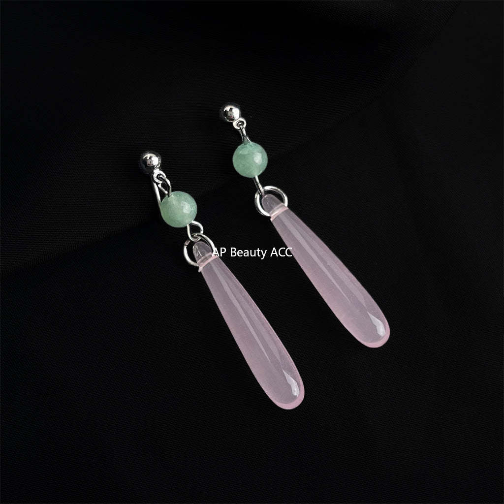 C관 - 큐빅 레진 진주 무피어싱 나선형 이어커프 귀걸이 [EJ0203F] 25.02-3