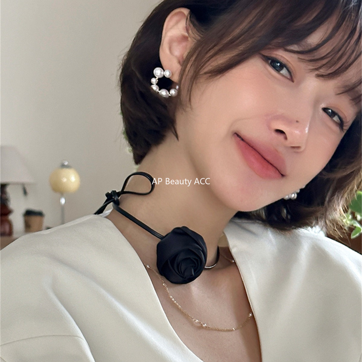 A관 - 925 은침 불규칙 진주 링 귀걸이 [EH-3979] 25.10-1