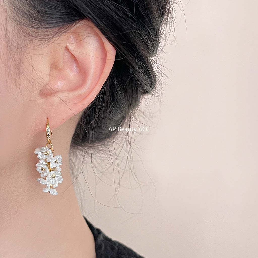 C관 - 미니 큐빅 꽃 모양 상큼한 여름 귀걸이 [4297] 24.06-3