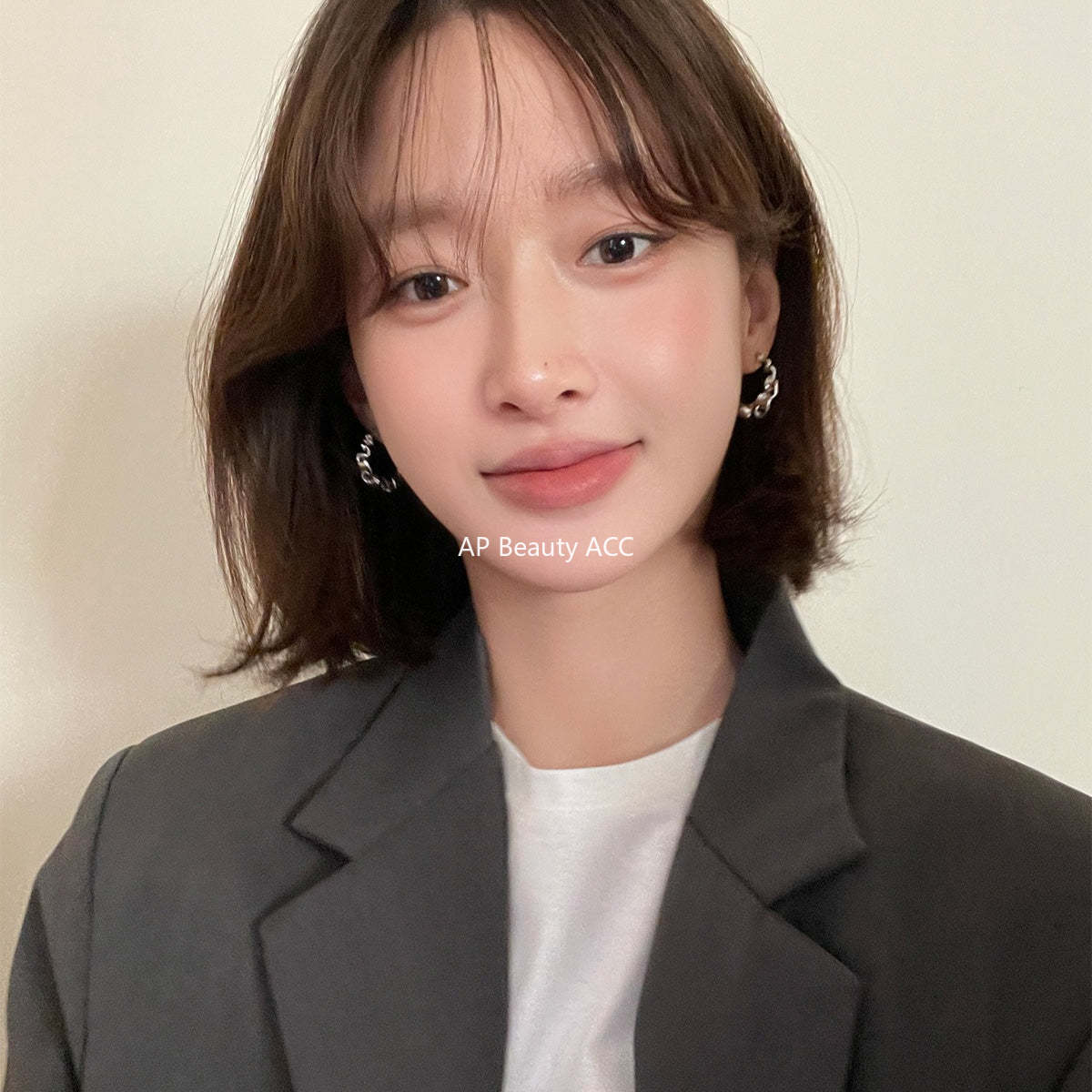 A관 - 비정형 크링클 주름 모양 귀찌 귀걸이 [EJ-59] 25.12-1