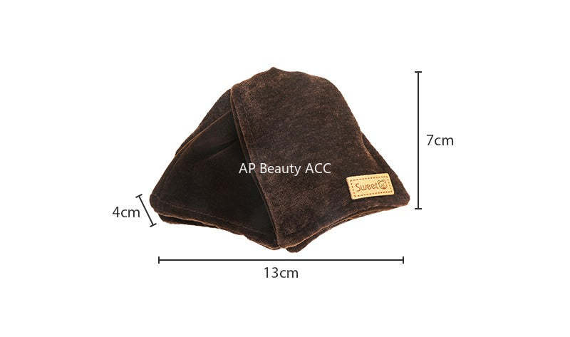 E관 - 벨벳 소재 삼각 모양 집게핀 [27750] 25.12-1