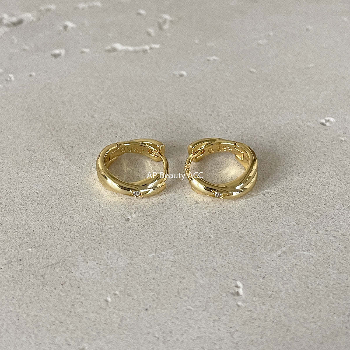 A관 - 크로스 심플 디자인 925 은침 귀걸이 [EH-4344] 25.12-2