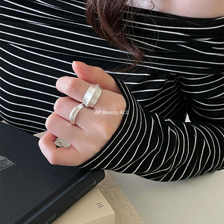 A관 - 무광 심플 원형 신주 반지 [JZ-0729] 25.11-3