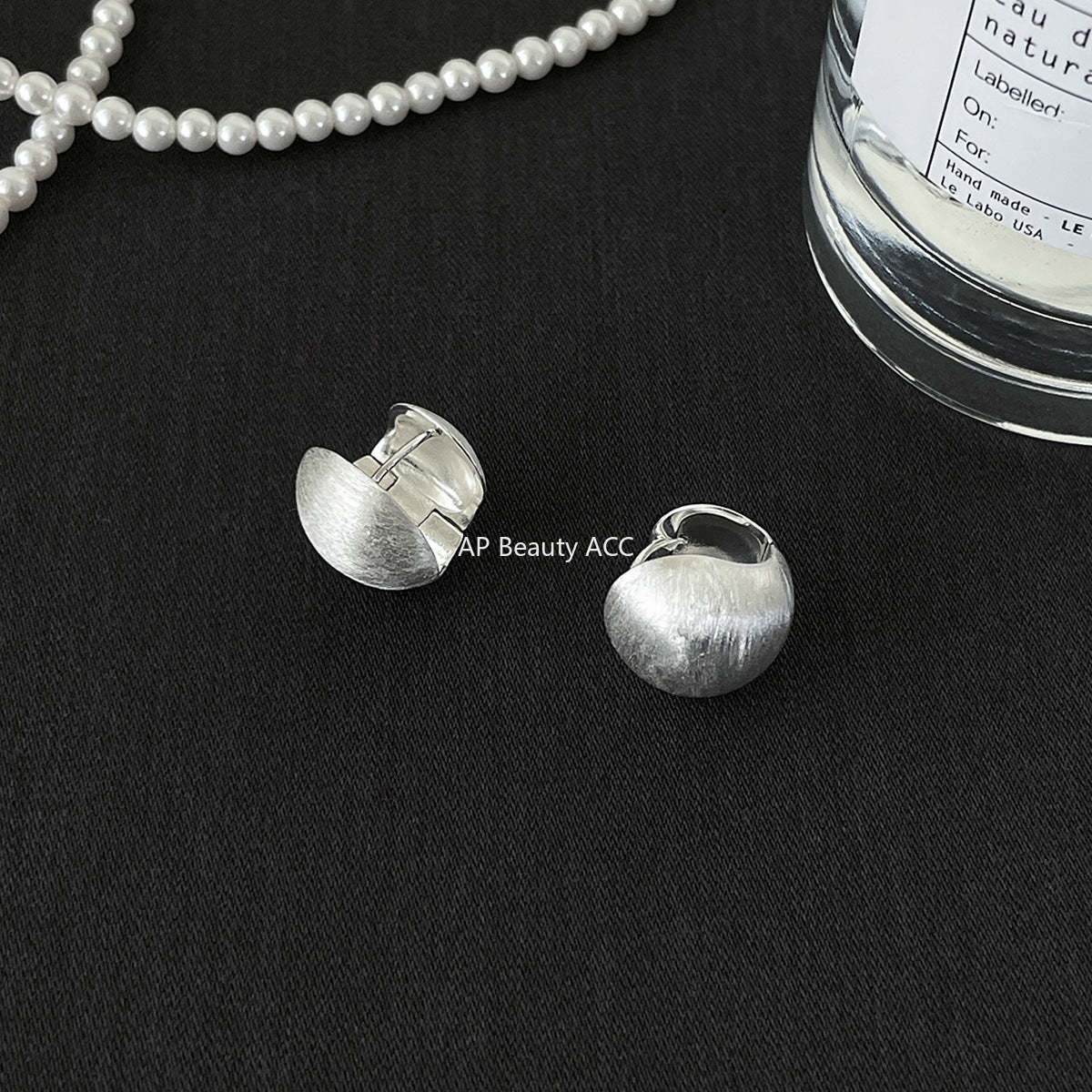 A관 - 925 은침 무광 베이직 볼형 귀걸이 [EH-1850] 24.12-4