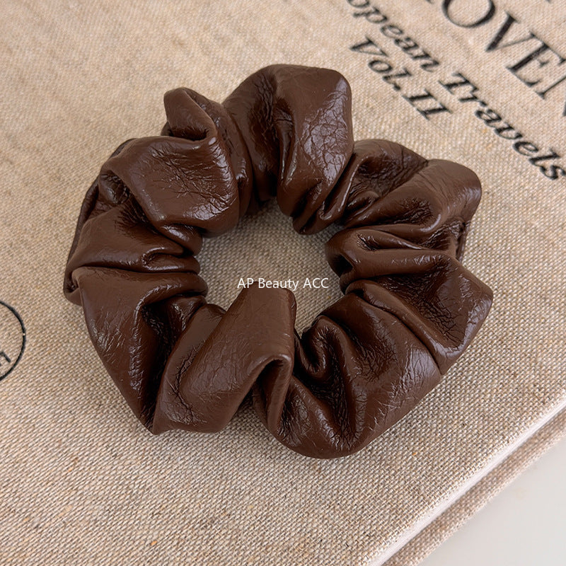 E관 - 프렌치 빈티지 가죽 곱창 헤어밴드 [27539] 25.10-1