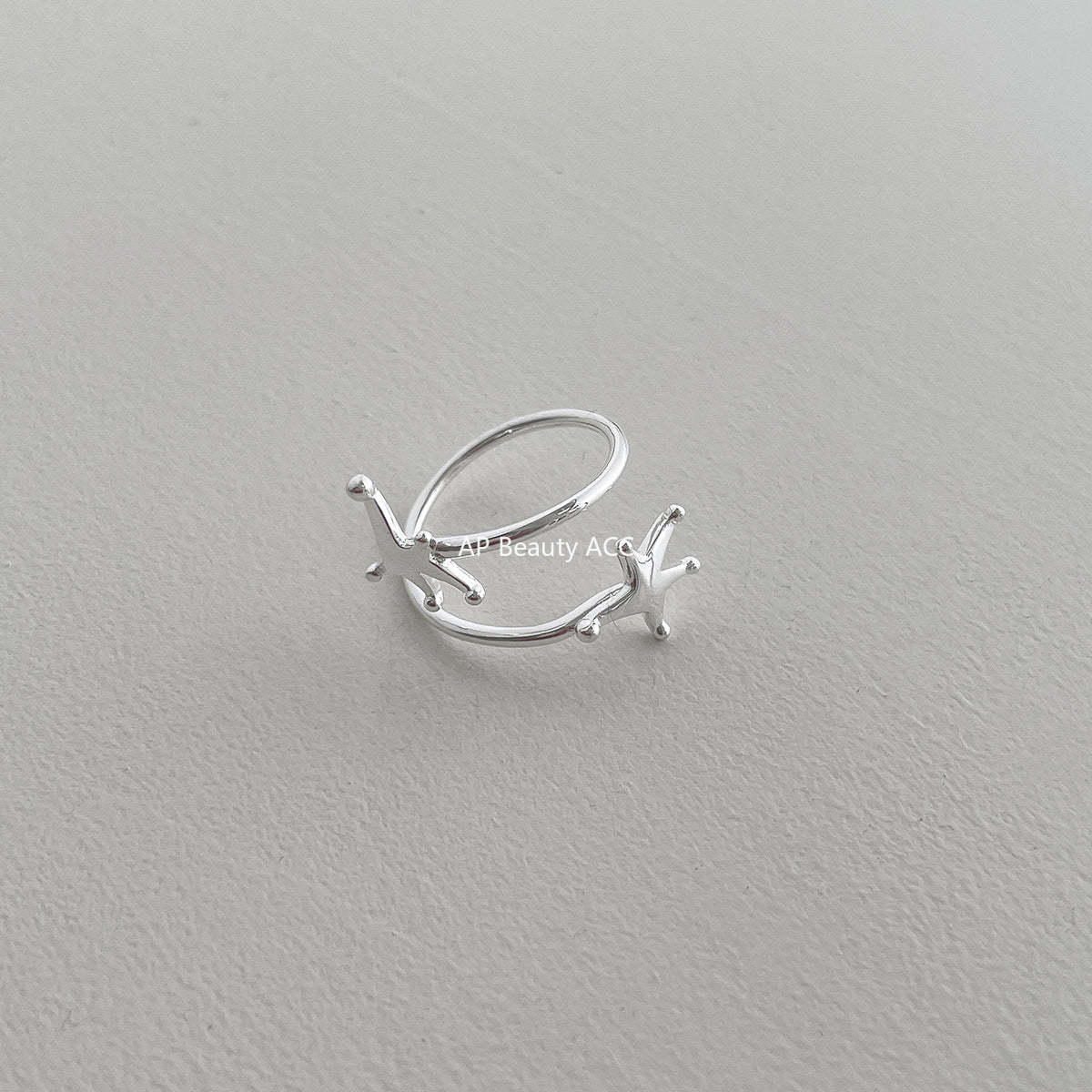 A관 - 925 실버 유니크 별 디자인 반지 [JZ-0716] 25.11-1