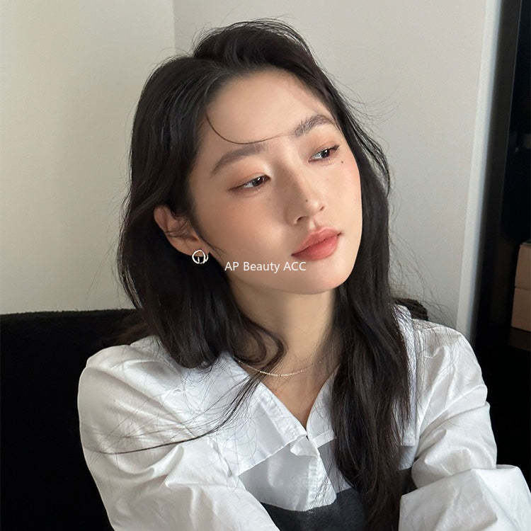 A관 - 기하학 크로스 라인 비정형 귀걸이 [EH-4410] 25.12-1