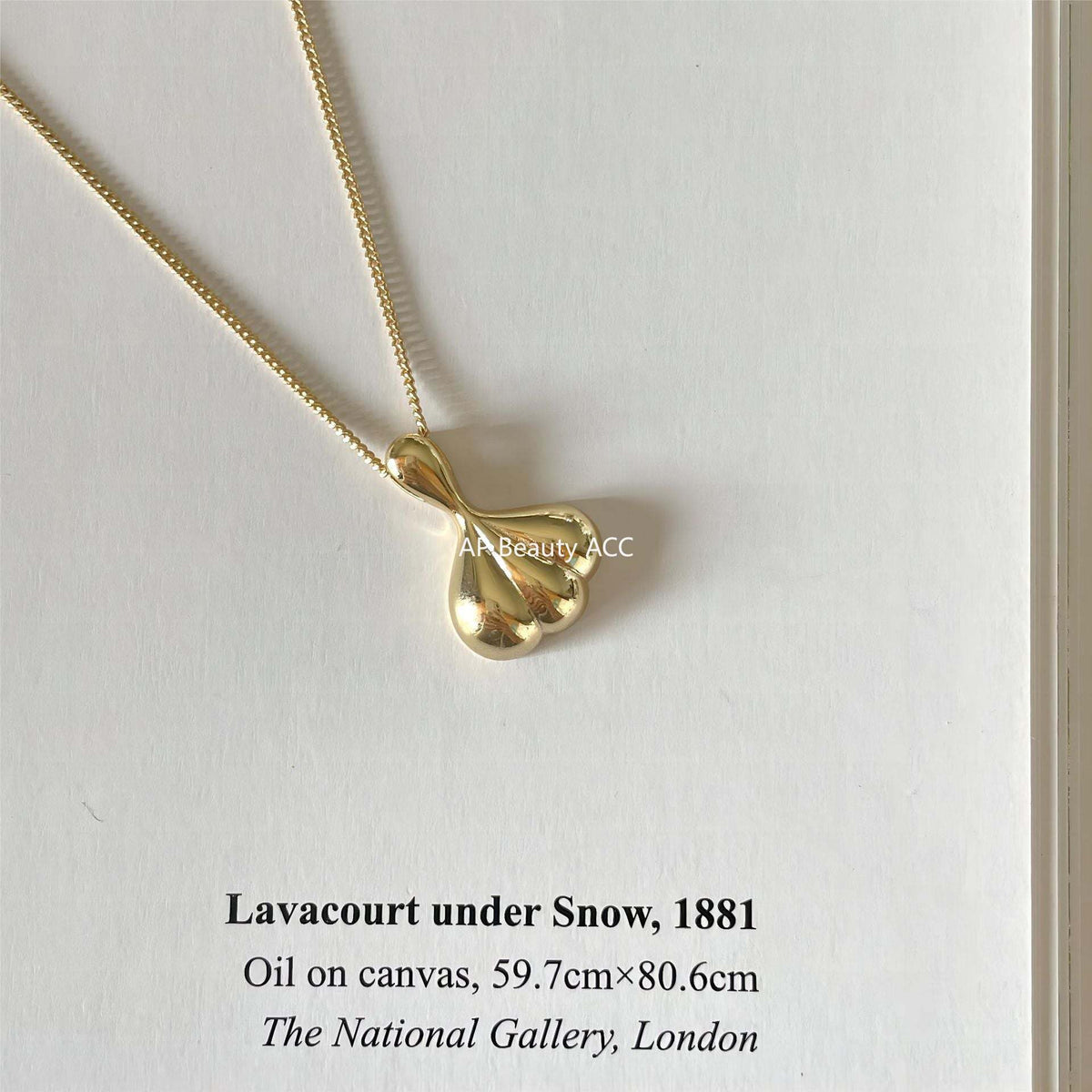 F관 - 925 실버 심플 펜던트 목걸이 [B1196] 25.12-2