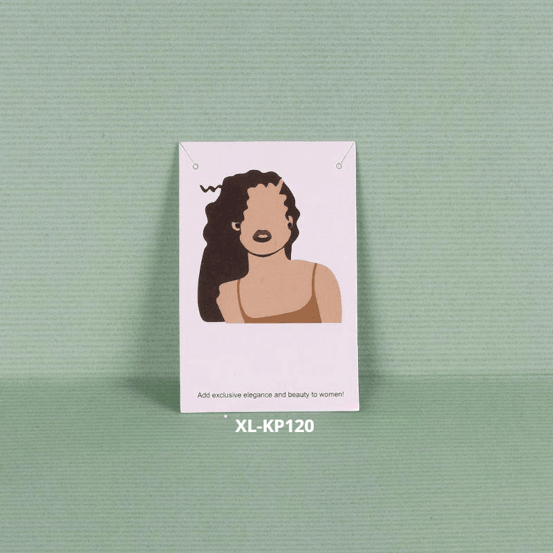 액세서리 부자재 - [6x9cm] 목걸이 귀걸이 포장지 200장 얼굴 그림 두꺼운 코팅지 OPP 별도구매 [GF03]
