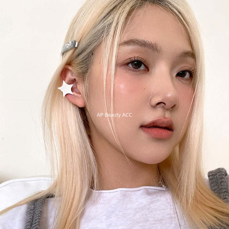 A관 - 샌딩 오각별 디자인 이어커프 귀걸이 [EJ-49] 25.12-1