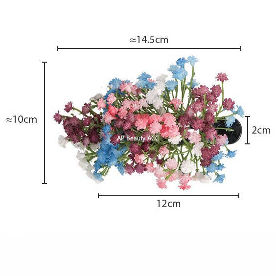 E관 - 조화 플라워 웨딩 헤어핀 [27642] 25.11-1