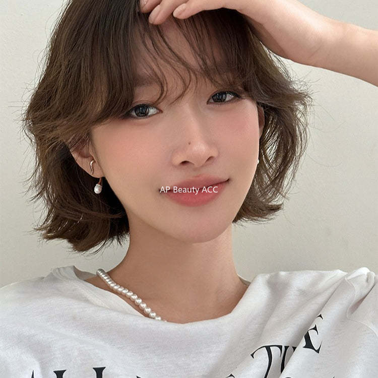 A관 - 진주 925 은침 이너컨츠 귀걸이 [EH-4337] 25.12-3