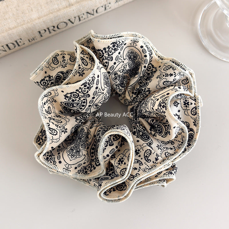 E관 - 빈티지 페이즐리 패턴 패브릭 곱창 헤어밴드 [27579] 25.10-3