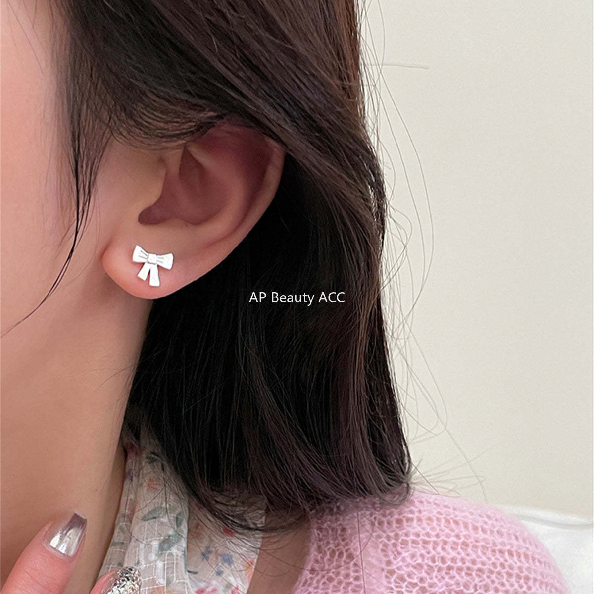A관 - 925 은침 리본 디자인 귀걸이 [EH-3748] 25.08-4