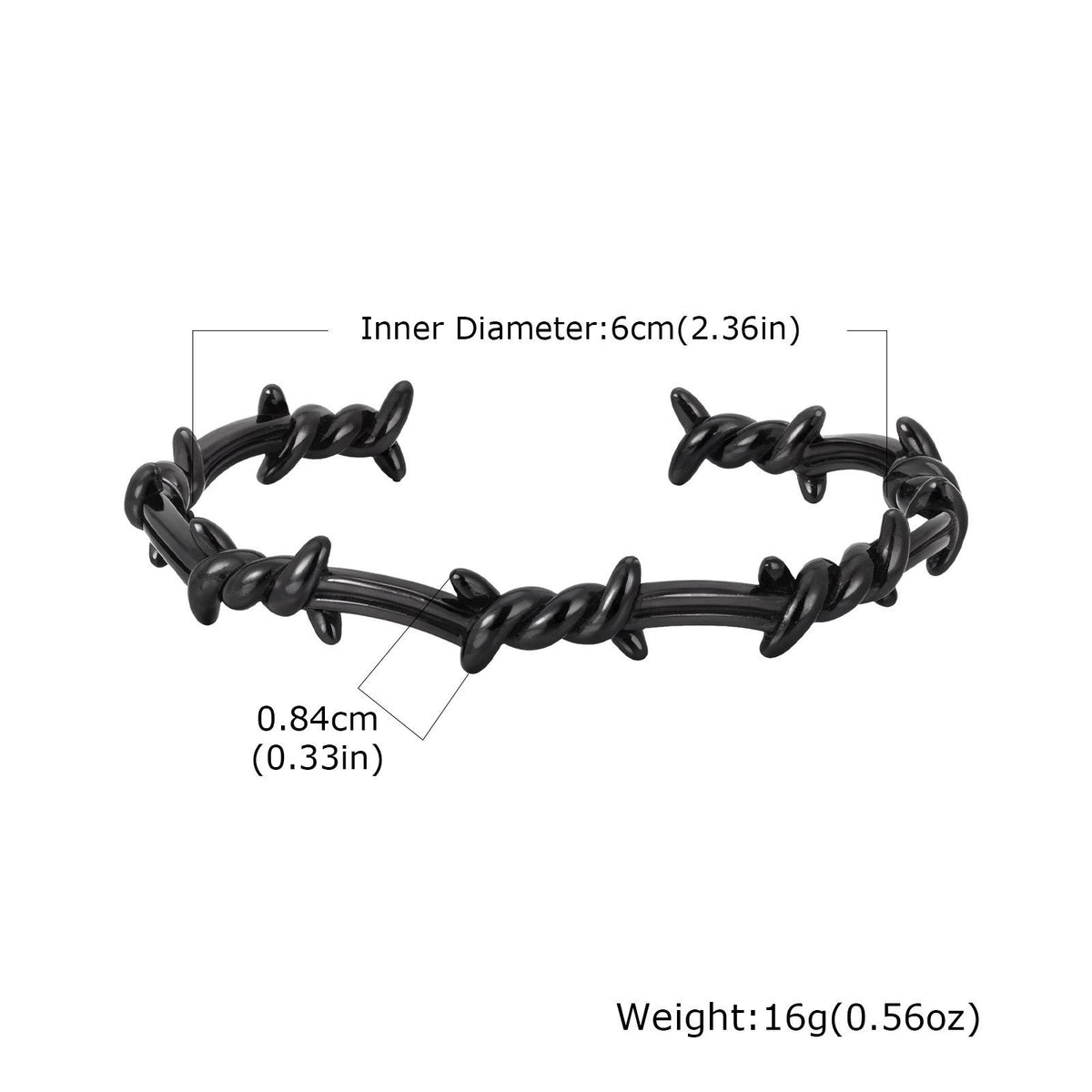 G관 - 스테인리스 매듭 디자인 C자 오픈 팔찌 [B-510] 25.11-1