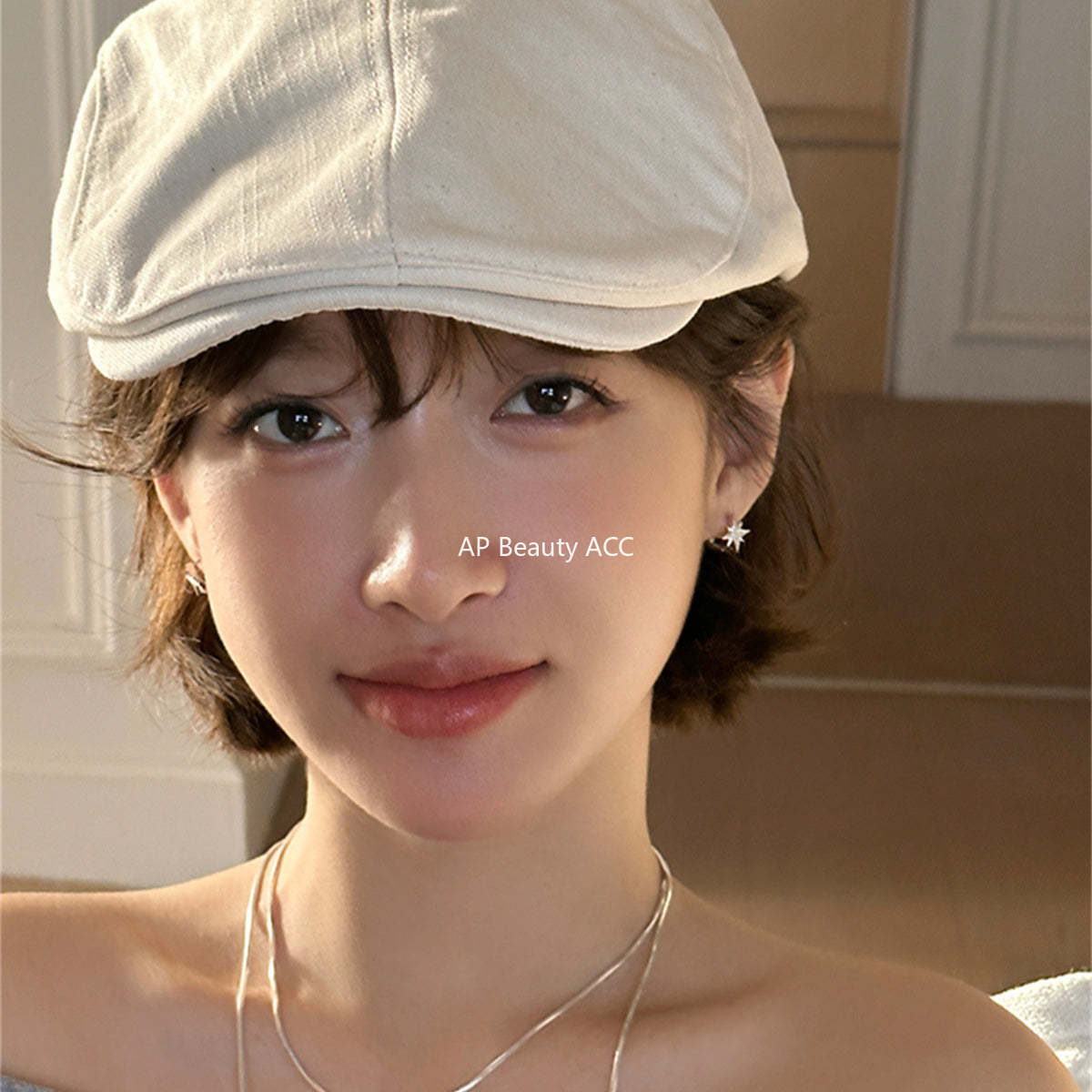 A관 - 925 은침 팔각별 큐빅 귀걸이 [EH-3998] 25.08-4